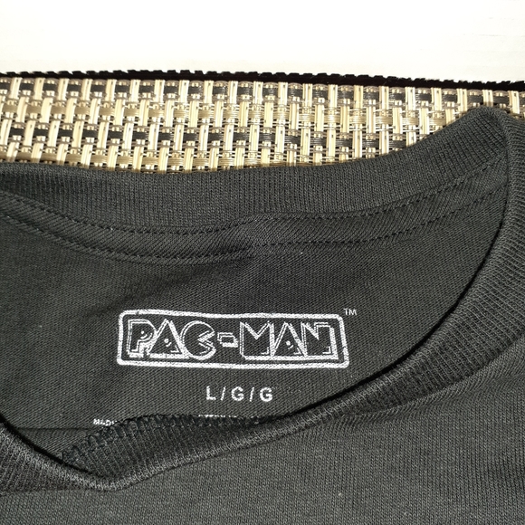 Pacman Vintage Video Game Mens Tshirt Size L - Picture 2 of 7
